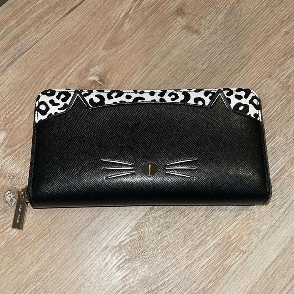Kate spade cat wallet